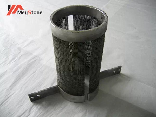 Tungsten wire mesh heater